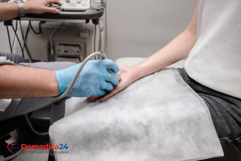 УЗИ пястно-фаланговых суставов одной кисти